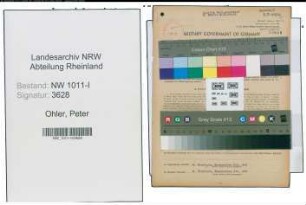 Entnazifizierung Peter Ohler , geb. 28.02.1912 (Reproduktionstechniker)