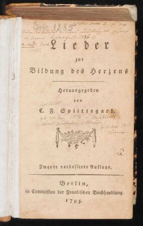 Lieder zur Bildung des Herzens