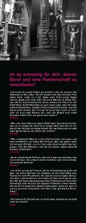 Einblicke ...in den Berufsalltag von Sexarbeiterinnen