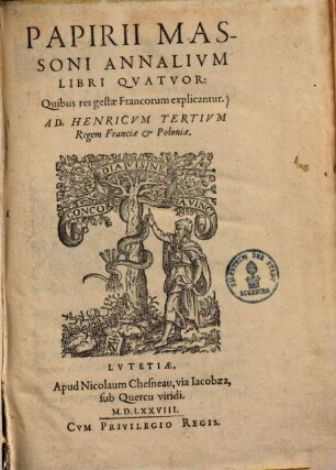 Annalium libri quatuor : quibus res gestae Francorum explicantur