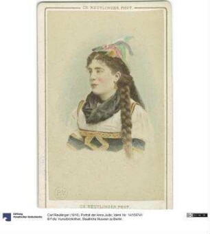 Porträt der Anna Judic