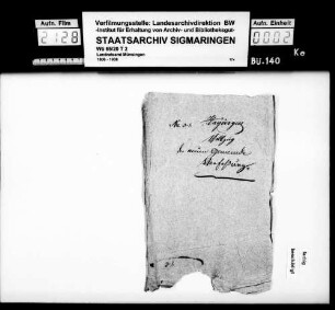 Vollzug der neuen Gemeindeverfassung in Hayingen (Gemeinderats- und Magistratswahlen, Bürgerausschuss, Gemeindebezirkssachen, Zuteilung des von Normannischen Schlossguts Ehrenfels zu Hayingen, Belohnung für Gemeindedienste)