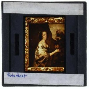 van Dyck, Porträt einer Dame als Flora