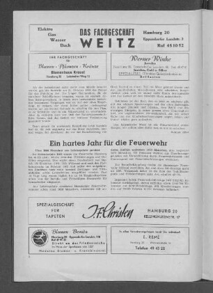 Ein hartes Jahr für die Feuerwehr