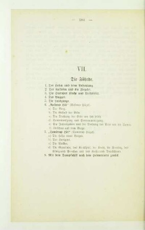 VII. Die Föhrde
