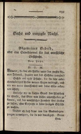Sechs und vierzigste Nacht.