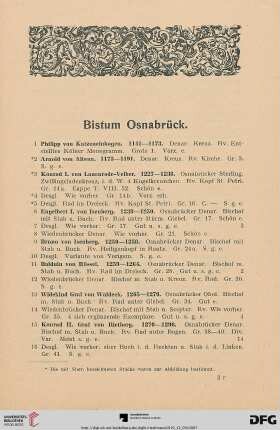Bistum Osnabrück (Nr. 1-302)