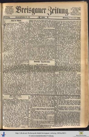 Nr. 256-280 (November 1903)