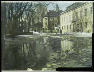 Langenhennersdorf, Dorfplatz : Langenhennersdorf. Dorfplatz. Straßenbild
