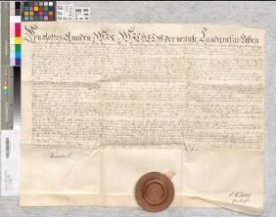 Wilhelm IX., Landgraf zu Hessen, bestätigt den Schutzbrief des Landgrafen Ludwig zu Hessen des Datums 1434 Mai 26 für das Stift Corvey und die Stadt Höxter.