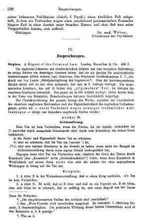 520-521, Stephen, A Digest of the Criminal Law