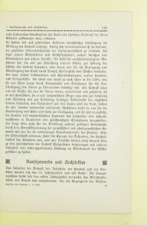 [7.] Kunstgewerbe und Architektur