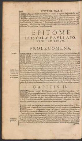 Epitome Epistolae Pauli Apostoli Ad Titum.