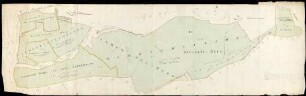 Plan der Herrschaftlichen Waldungen des Langensteinbacher Forsts. Winterhaelden, Hummelsberg und Neureuth (Rückseite)