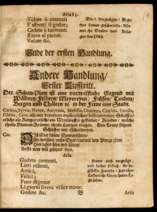 Andere Handlung