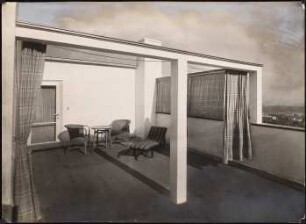 Werkbund-Ausstellung, Stuttgart-Weißenhof Einfamilienhaus Typ C 7: Terrasse