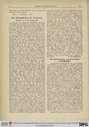 5: Das Klebrigbleiben der Oelfarben