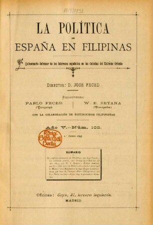 Núm. 102. 1. Enero 1895