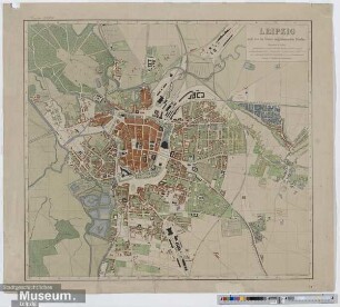 Leipzig und deren im Osten angrenzenden Därfer