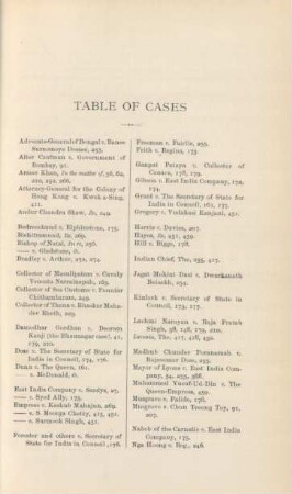 Table of cases