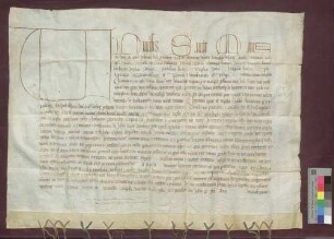 Weihe- und Ablaßbrief für die St. Peter- und Pauls-Kapelle auf dem Kaiserstuhl.