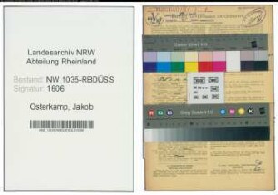 Entnazifizierung Jakob Osterkamp , geb. 01.04.1910 (Steiger)