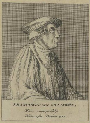 Bildnis des Franciscus von Sickingen