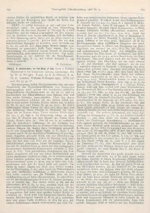 259-262 [Rezension] Wright, W. A. (Ed.), A commentary on the Book of Job, from the Hebrew Manuscript in the University Library, Cambridge