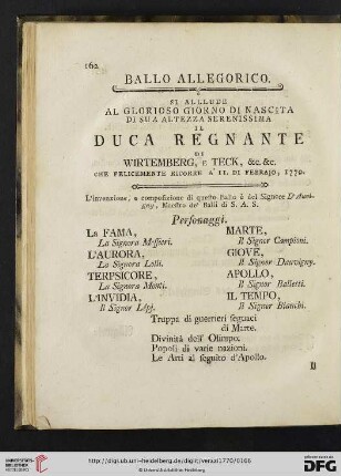 Ballo allegorico