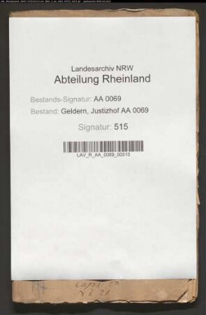 Regierer und Geerbte zu Oirlo gegen Regierer und Geerbte zu Venray wegen streitiger Weidegerechtsame