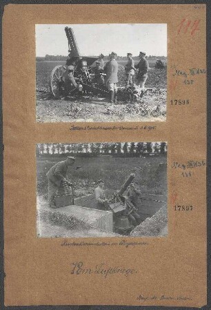 Revolverkanonenbatterie zur Fliegerabwehr
