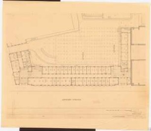 Reichsluftfahrtministerium, Berlin: Teilgrundriss L1/V1/A 1:100 (EG)