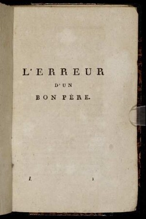 L'erreur D'un Bon Père