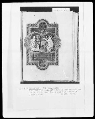 Evangelistar (Gero-Kodex) — Die Frauen am leeren Grab, Folio 86recto
