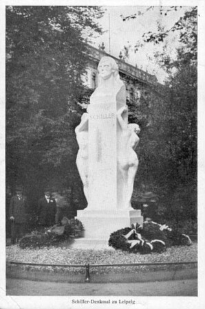 Schiller-Denkmal zu Leipzig
