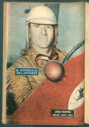 José Farina, destacado volante italiano - [Fotografía] : Estrellas del deporte