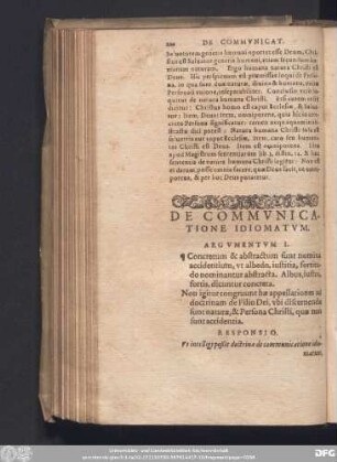 De Communicatione Idiomatum.