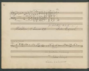 Instrumentalstücke. Auszüge; pf; Es-Dur
