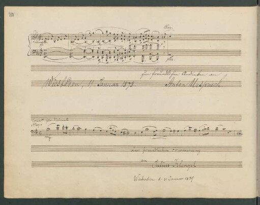 Instrumentalstücke. Auszüge; pf; Es-Dur