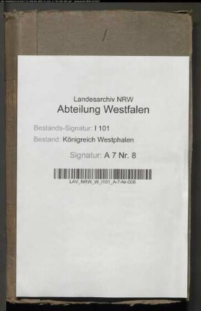 Erhebung der direkten Steuern im Weserdepartement