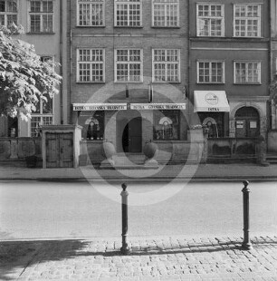 Fassaden und Beischläge von Bürgerhäusern der ul. Piwna (Jopengasse) Danzig