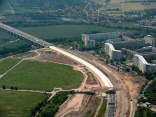 Jena : BAB A 4, Lobdeburg Tunnel