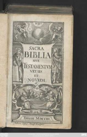 Sacra Biblia, Sive Testamentum Vetus: Ab Imman. Tremellio, & Francisco Junio ex Hebræo Latinè redditum. Et Testamentum Novum: A Theodoro Beza è Græco in Latinum versum
