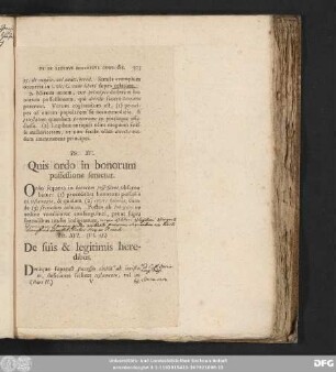 Tit. XVI. (VI. 58.) De suis & legitimis heredibus.