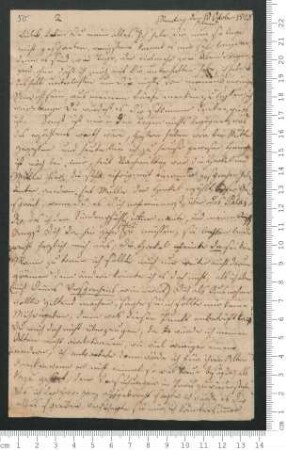 Brief von Antonie von Chamisso an Adelbert von Chamisso