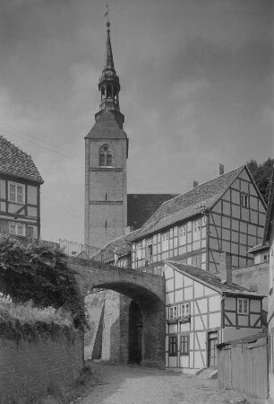 Tangermünde. Blick zur St. Stephanskirche