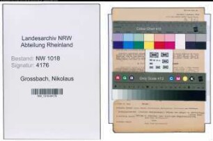 Entnazifizierung Nikolaus Grossbach , geb. 02.04.1912 (Kaufmann)
