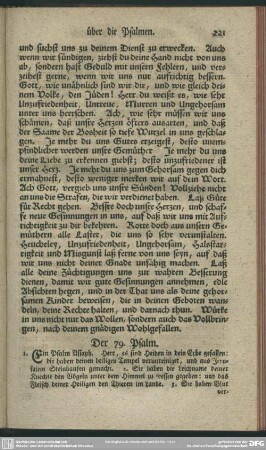Der 79. Psalm