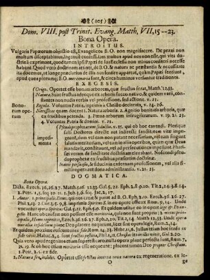 Dom. VIII. post Trinit. Evang.
