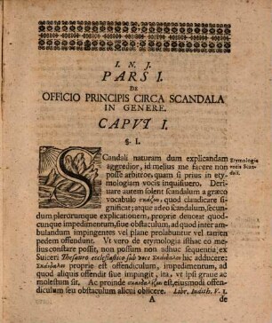 Dissertatio iuridica inauguralis de officio principis circa scandala